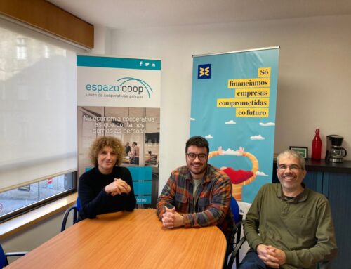 Fiare Banca Ética na sede de EspazoCoop en Vigo