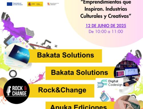 «Emprendementos que inspiran. Industrias culturais e creativas» 12 de xuño, Ciclo de webinars de CULTSOS