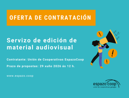 [Oferta de contratación] Edición de material audiovisual para EspazoCoop