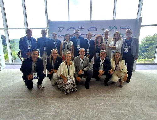 Ana Olveira, presidenta de EspazoCoop, única representante galega no cume mundial da ACI en Panamá